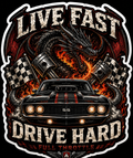 Dragon's Fury Muscle Car Sticker